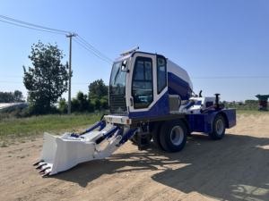 Hormigonera Móvil Autocargable de 4m3 4*4 SLM4000l, Camión Mezclador de Cemento Pequeño - Product Image 4