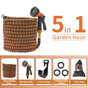 Expandable Garden <b>Hose</b> Polyester Material 3/4'' Diameter 4-6 Bar Pressure Flexible & Anti-Abrasion Magic <b>Hose</b> BSP <b>Tap</b> Connector - Product Image 5