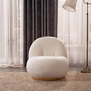 الأكثر مبيعًا على الطراز الاسكندنافي الإبداعية الحديثة البسيطة المنحنية بثلاثة مقاعد ملء الإسفنج للشقق والفنادق وغرف المعيشة - Product Image 6