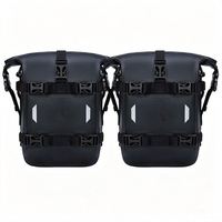 Sac de guidon de moto en PVC écologique résistant à l'usure pour toutes les conditions météorologiques, camping en plein air, longues balades en moto