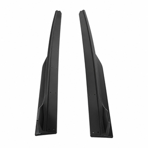 Jupes latérales en plastique PP de haute qualité pour Ford <span class=keywords><strong>Mustang</strong></span> 2015-2021, extensions de bas de caisse noires texturées - Product Image 6