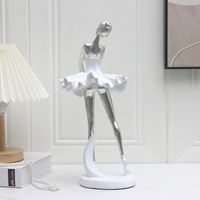 Figurine de danseuse en résine, décoration de ballet, ornement pour la maison, cadeau de Noël, Saint-Valentin, anniversaire, art de la danse à domicile