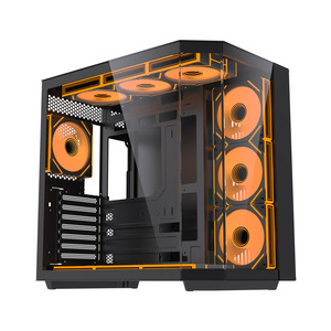 270 °   Chasis de PC para Juegos con Vista Panorámica, Torre de Computadora para Gamers con Puerto USB C Integrado - Product Image 6