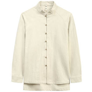 <span class=keywords><strong>เสื้อ</strong></span>สูทถัง<span class=keywords><strong>จีน</strong></span>แบบดั้งเดิมของผู้ชายเสื้อผ้าป่านแขนยาวคอปกตั้งทรงหลวมไซส์ใหญ่ฤดูใบไม้ร่วง - Product Image 6