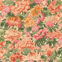 Nouvel Arrivage Tissu en Coton Peigné Écologique Uni Imprimé Numérique Floral Vintage pour Robes d'Été et Sacs Tissés