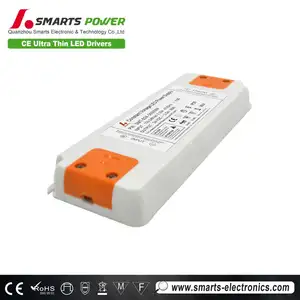 Fonte de alimentação, classe 2 driver de tensão constante led fonte de alimentação fina 12v 24v 40w 50w 60w ip44