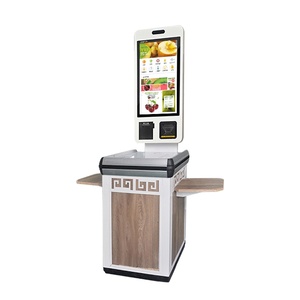 Système de point de vente avec écran tactile grand format pour la commande et le paiement en libre-service avec imprimante - Product Image 1