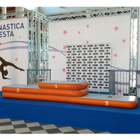 Tapis de trampoline gonflable personnalisable en promotion, plateforme de gymnastique gonflable DWF pour l'entraînement