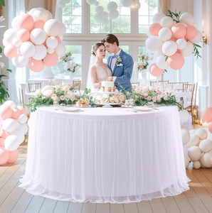 Tovaglie Rotonde per Matrimoni all'Ingrosso, Tessuto Morbido di Lusso per Banchetti, Ricevimenti, Feste e Decorazioni - Product Image 1