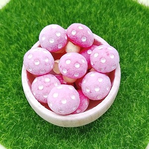 100 Piezas de Mini Hongos Kawaii para Decoración de Jardín de Hadas, Terrario de Musgo, Manualidades de Resina para Casa de Muñecas y Decoración del Hogar - Product Image 1