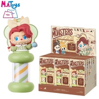 POPMART Labubu the MONSTERS Série Salon de Coiffure Boîte Mystère Aimant de Réfrigérateur Lumineux Décoration Mignonne pour la Maison Jouet Surprise de Collection Cadeau