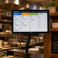 Système d'affichage de cuisine Android 21,5 pouces KDS, OEM ODM, usine personnalisée pour la gestion des commandes dans les restaurants