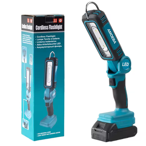 Waterproof Emergency Lithium-Ion Battery Light Work Light <b>Rechargeable</b> LED <b>Flashlight</b> - Product Image 3