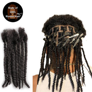 Offre Spéciale Afro Crépus <span class=keywords><strong>Naturel</strong></span> <span class=keywords><strong>Cheveux</strong></span> <span class=keywords><strong>Rasta</strong></span> Humains 10 Pouces 0.4-1.0 cm <span class=keywords><strong>Naturel</strong></span> Noir Humain Dread Texturé Locs - Product Image 1