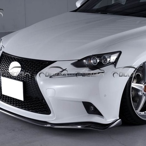 Carbon Fiber Front Bumper Lip Chin Spoiler Side Winglet <b>Splitter</b> Front Lip for Lexus IS F Sport 2013-2015 - Product Image 6