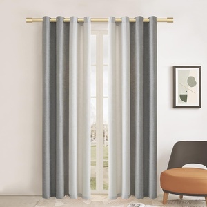 <span class=keywords><strong>Tringle</strong></span> à rideaux ARODDY en acier carbone de style industriel, finitions métalliques dorées de luxe, <span class=keywords><strong>tringle</strong></span> à rideaux dorée pour fenêtre - Product Image 6
