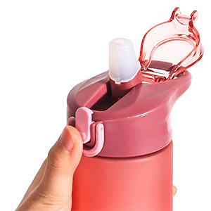 ขวดน้ำพร้อมหลอดดูด 25 ออนซ์ ผลิตจาก Tritan ปลอดสาร BPA ขวดน้ำสำหรับเล่นกีฬาพร้อมฝาปิดแบบพลิก - Product Image 5