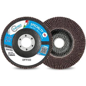 Disque à lamelles Riflex Specialty en oxyde d'aluminium 115 mm, meule sans fer pour le finissage des métaux - Product Image 1