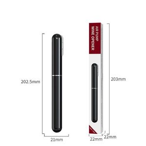 Ouvre-bouteille portable à pompe à <span class=keywords><strong>air</strong></span> pour vin, <span class=keywords><strong>tire</strong></span>-<span class=keywords><strong>bouchon</strong></span>, outils d'ouverture, accessoires de bar pour la maison, les restaurants, les fêtes et les amateurs de vin - Product Image 3