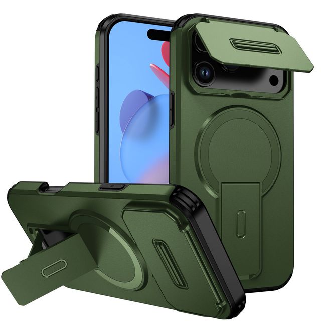Magnetic Military-Grade Drop Protection Phone Cases for iPhone 17 Air 16 E 15 14 13 12 11 Pro Max Plus Dual-Layer Cover 17pro