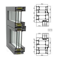 Puertas y Ventanas Abatibles de Aluminio Europeo PDP con Rejillas, Apertura Exterior, Eficiencia Energética para Balcón