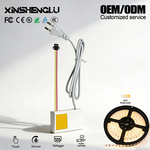 Interrupteur tactile intelligent pour miroir avec capteur de mouvement, alimentation 12V 1A 12W, trois couleurs CCT, mémoire et variateur de luminosité, prise personnalisée - Product Image 1