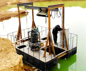 Machine de nettoyage de plage à installation facile, drague à câble submersible, mini drague à <span class=keywords><strong>sable</strong></span> pour l'aspiration du <span class=keywords><strong>sable</strong></span> - Product Image 6