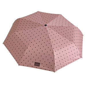 Paraguas <span class=keywords><strong>Plegable</strong></span> Compacto con Logotipo Personalizado al por Mayor, Diseño de Puntos, con Gancho en J, Impermeable, <span class=keywords><strong>para</strong></span> Viajes, <span class=keywords><strong>para</strong></span> Mujer - Product Image 5
