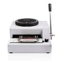 Machine à embosser les plaques d'immatriculation en PVC, manuelle, facile à utiliser