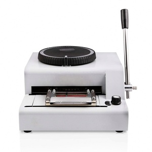 Machine à embosser les plaques d'immatriculation en PVC, manuelle, facile à utiliser - Product Image 2