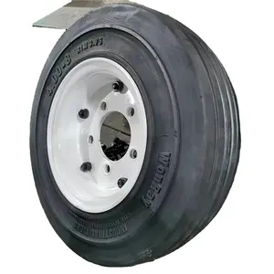 16" factory direct price special solid tires with rim for seaport container dolly airport luggage trailers wheel 4.00-8