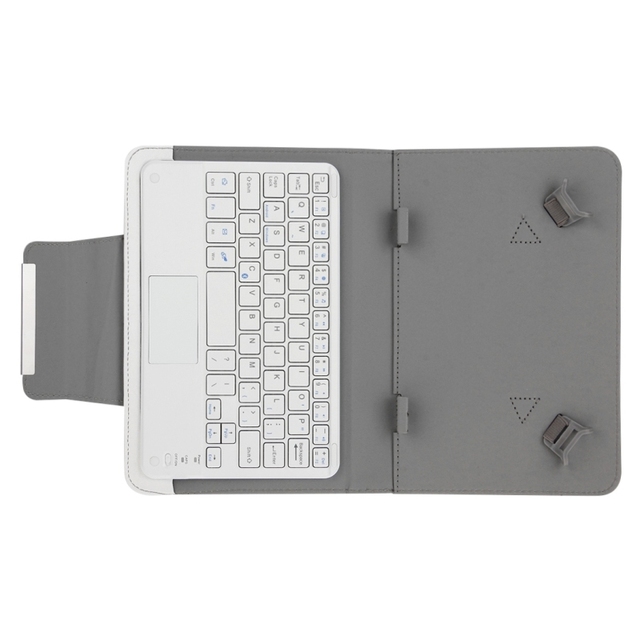 OEM Customized Universal Detachable Magnetic Wireless Touchpad Keyboard PU Leather Tablet Keyboard Cover Holder USB Wholesale