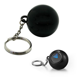 Benutzer definierte Werbe-Prophezeiung Fortune Telling Ball Spielzeug Schlüssel anhänger Entscheidung macher Schlüssel anhänger Mini Magic 8 Ball Schlüssel bund - Product Image 5
