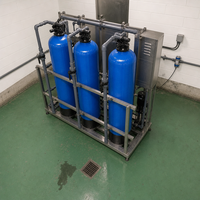 Réservoir de filtration à sable en PRV (Plastique Renforcé de Fibres) industriel, 5000 L/heure, pour dessalement et traitement des eaux en aquaculture