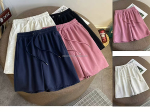 Pantalones Cortos Casuales de Cintura Alta para <span class=keywords><strong>Mujer</strong></span>, Moda de Verano, Diseño Tridimensional, Estilo Urbano, Precio Bajo, Venta al Por Mayor - Product Image 5