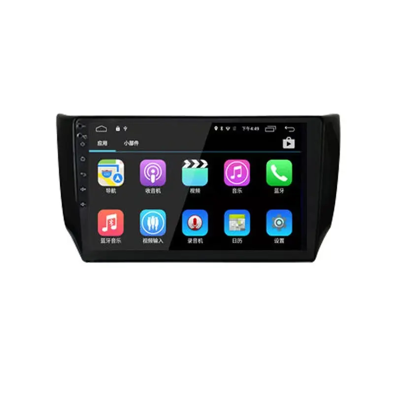 Leitor de carro Android com MP3/MP4 Player, Conexão USB e sintonizador de rádio para Nissan Sylphy 2012-2019, com GPS e CarPlay