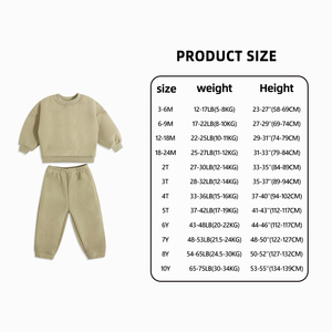 Felpe per Bambini a Maniche Lunghe in Poliestere e Cotone, Set di Abbigliamento Casual per Bambini, Set di Abbigliamento per Ragazze con Logo Personalizzato - Product Image 4