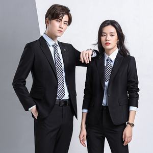 Gestores bancarios Administradores civiles Tallas grandes Frente plano Hombres Mujeres Traje formal <span class=keywords><strong>de</strong></span> negocios profesional Traje <span class=keywords><strong>de</strong></span> ventas elegante - Product Image 5