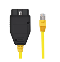 Câble de codage ENET pour interface de diagnostic Ethernet OBD2 ENET, connecteur à bouton, outil de données pour scanner ICOM série F, certifié FCC/CE