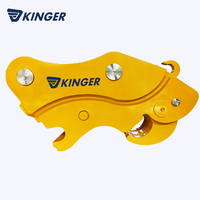 KINGER Vente Chaude Usine Connecteur Robuste à Accouplement Rapide Hydraulique Mécanique pour Excavatrice – Changement Sécurisé et Efficace