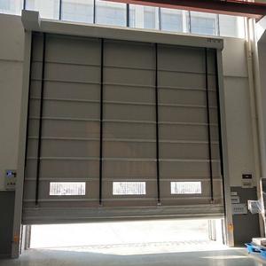 Portes rapides de pile de fenêtre claire rapide d'<span class=keywords><strong>action</strong></span> usine de tissu de PVC - Product Image 3