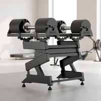 Haltères réglables en fonte de 45 kg avec système de verrouillage breveté, résistantes aux chutes, poignée confortable, pour exercices des bras, utilisation universelle
