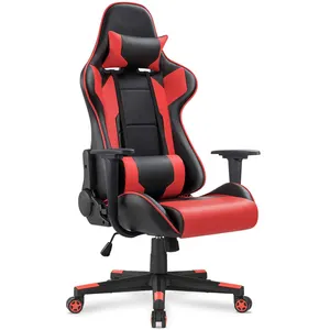 Sedia ergonomica girevole reclinabile per ufficio all'ingrosso per sedia da gioco per pc di lusso regolabile con marchio personalizzato