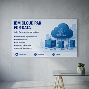 IBM Cloud Pak para Servicios de Consultoría de Datos, Implementación de Plataformas, Integración, Análisis de IA, Gobernanza, Seguridad, Soporte y Agencia - Product Image 1
