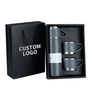 Direct Sales Golden Supplier Custom Coffee Cup Set Gift Box With Printing Lid And Base Packaging Box Cardboard