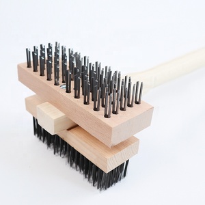 <span class=keywords><strong>Brosse</strong></span> de <span class=keywords><strong>nettoyage</strong></span> en bois massif fil de fer écologique <span class=keywords><strong>nettoyage</strong></span> ménager extérieur <span class=keywords><strong>brosse</strong></span> de <span class=keywords><strong>nettoyage</strong></span> de chaudière à main 8 pouces double face - Product Image 6