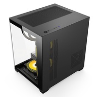 Wankang Mini Mid Tower Gaming Computer MicroATX/ITX Sea View Panoramic Water Cooled No Column Metal Material Stock Side Panel