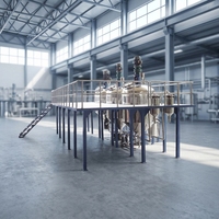 Agitateur automatique en acier inoxydable SUS304, mélangeur industriel pour la production de peinture, de cosmétiques et de savon, avec moteur et pompe 220V