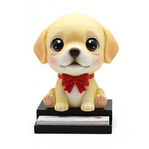 Tùy Chỉnh Sáng Tạo Máy Tính Để Bàn Trang Trí Làm Động Vật Con Chó Kinh Doanh Thẻ Con Số Nhựa Thủ Công Mỹ Nghệ Tùy Chỉnh Bức Tượng Nhà Sản Xuất Động Vật - Product Image 1