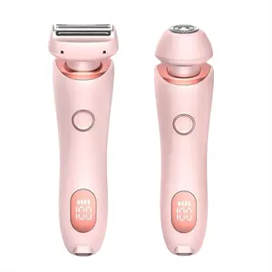 Bộ Bikini Tông Đơ Cho Phụ Nữ Mu Tóc Tông Đơ Cơ Thể Groomer Điện Dao Cạo Râu Máy Cạo Râu Cho Cánh Tay Mu Chân Tóc Loại Bỏ, Có Thể Sạc Lại